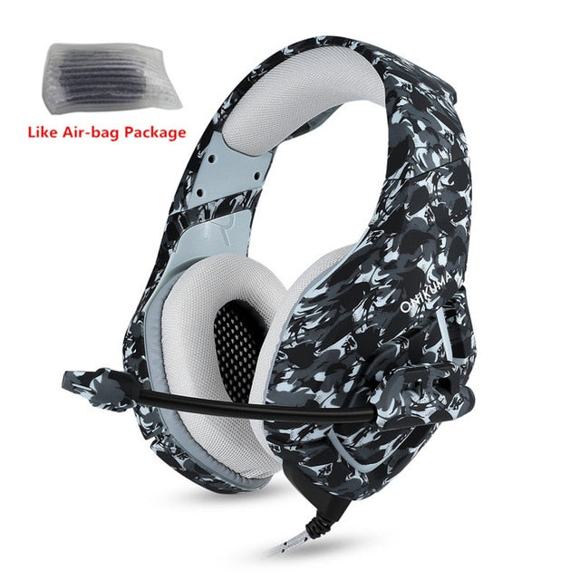 Camouflage PS4 Gaming Headphones with Mic